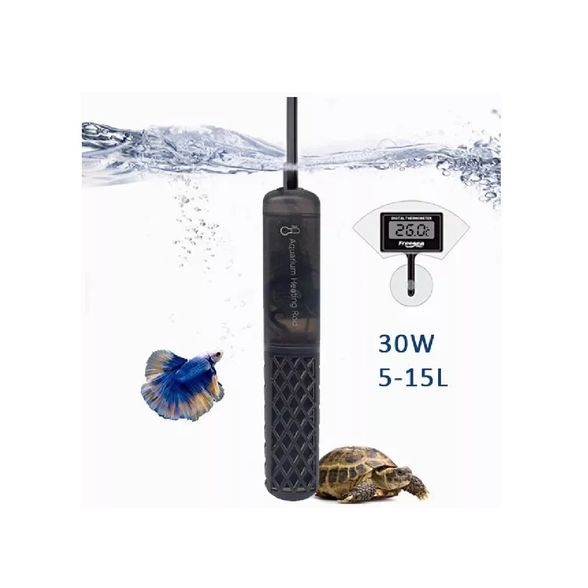 Termostato Calentador Acuario Pecera 30w 26c Calentador