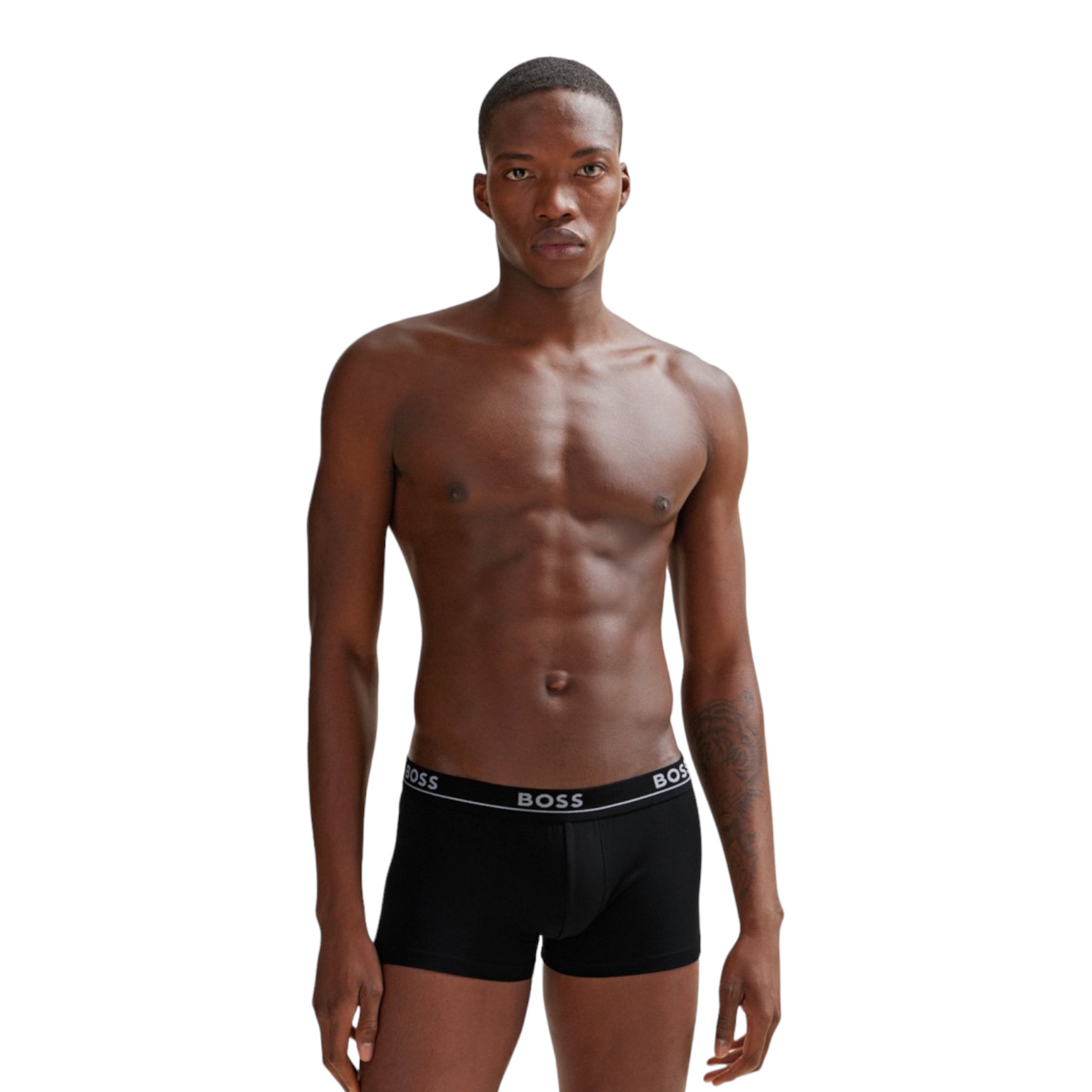 Calzoncillos Boss Corte Trunk 3pck Algodón Elástico Original