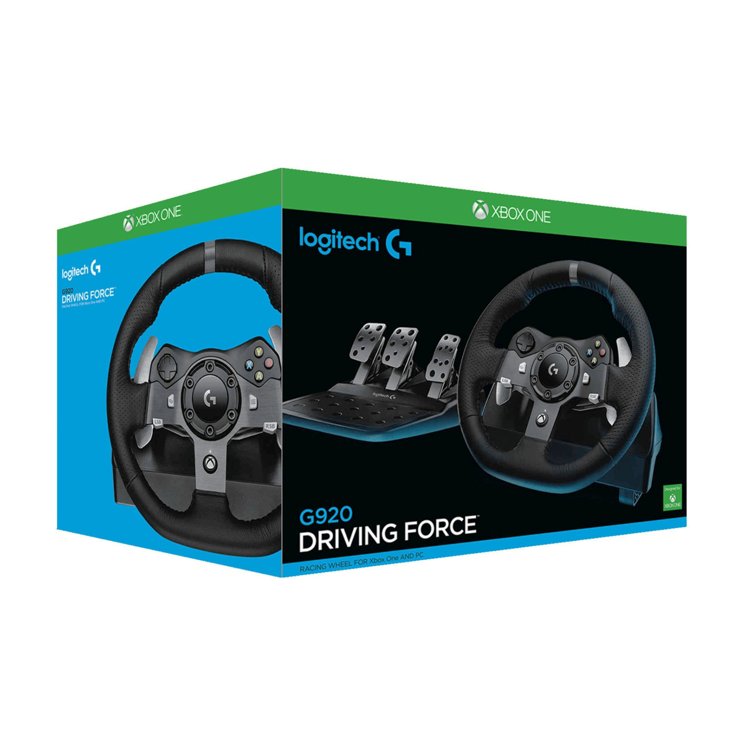 LOGITECH G920 VOLANTE DE CARRERAS Y PEDALES NEGRO XBOX