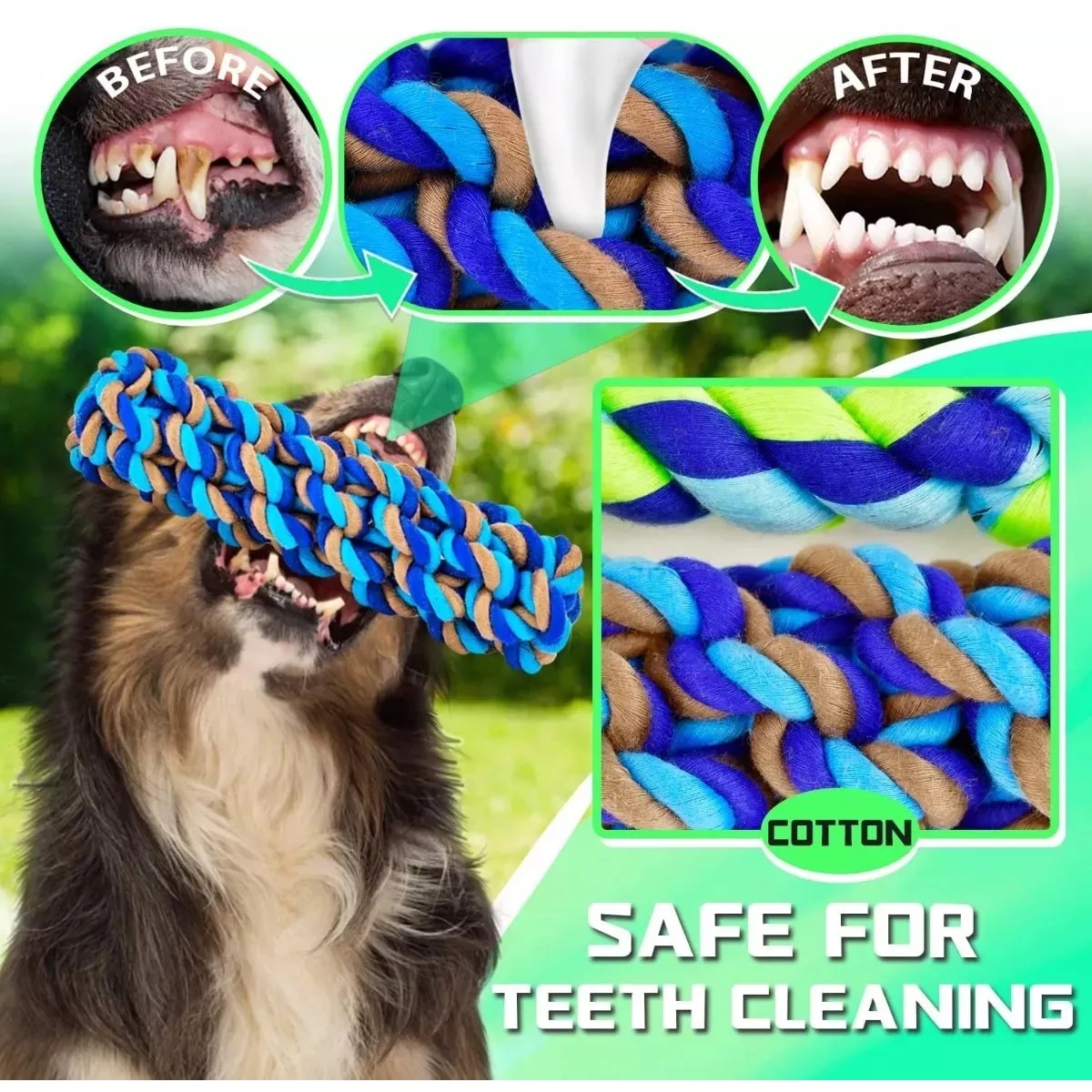 Juguetes De Cuerda Para Perro Morder Paquete De 20pzs