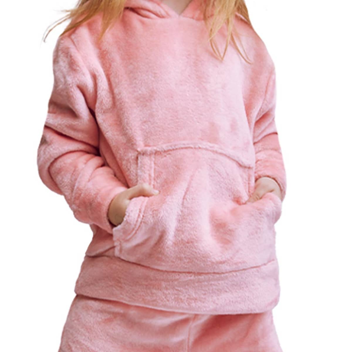 Conjunto rosa de sudadera y pants para nenas pequeñas, marca Holly Land Baby, 1105596