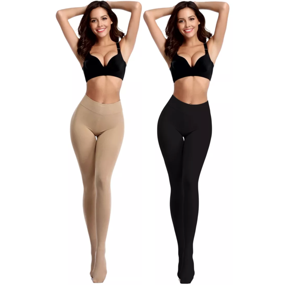 Set 2 Mallones Térmicos Mujer Stretch Leggins Mayon Mallas