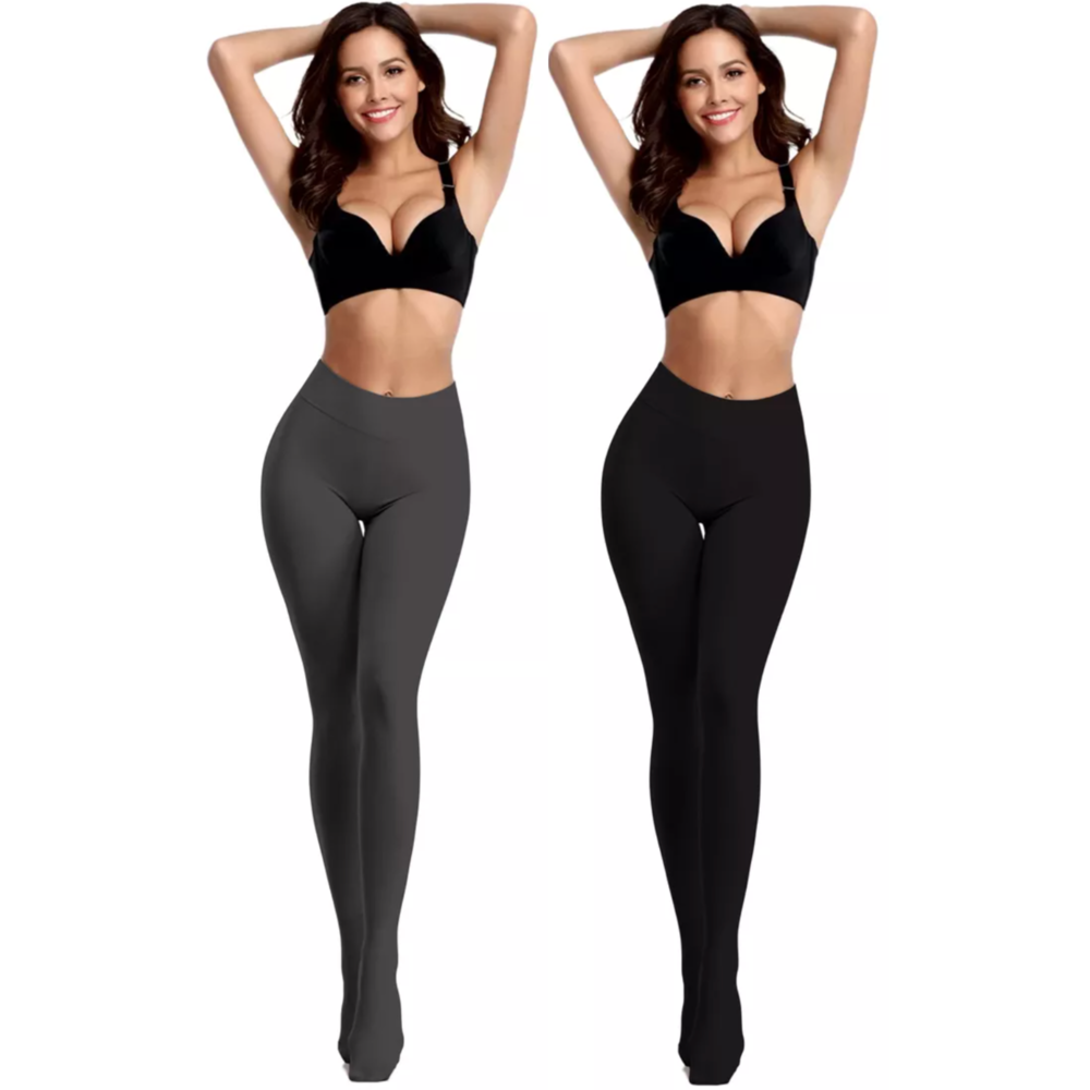 Set 2 Mallones Térmicos Mujer Stretch Leggins Mayon Mallas