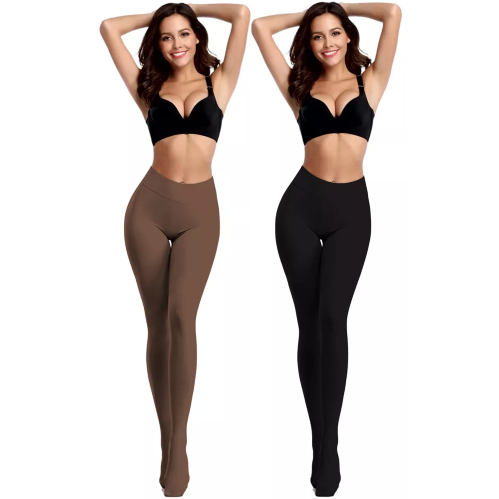 Set 2 Mallones Térmicos Mujer Stretch Leggins Mayon Mallas