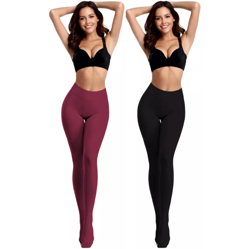 Set 2 Mallones Térmicos Mujer Stretch Leggins Mayon Mallas