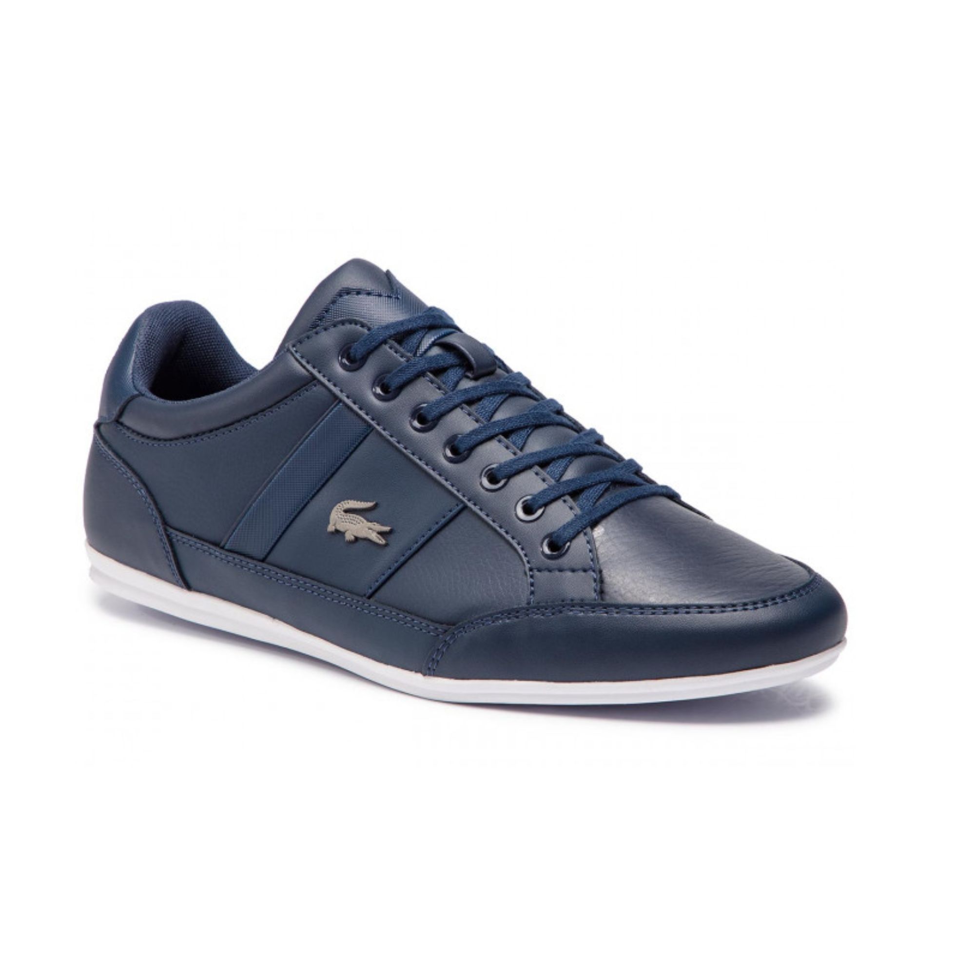 Tenis Lacoste Chaymon BL 1 Azul Marino Hombre Originales 7-37CMA0094092