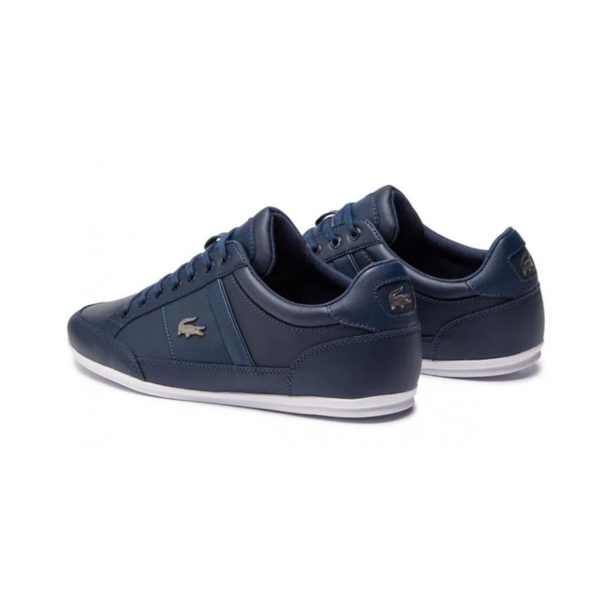 Tenis Lacoste Chaymon BL 1 Azul Marino Hombre Originales 7-37CMA0094092