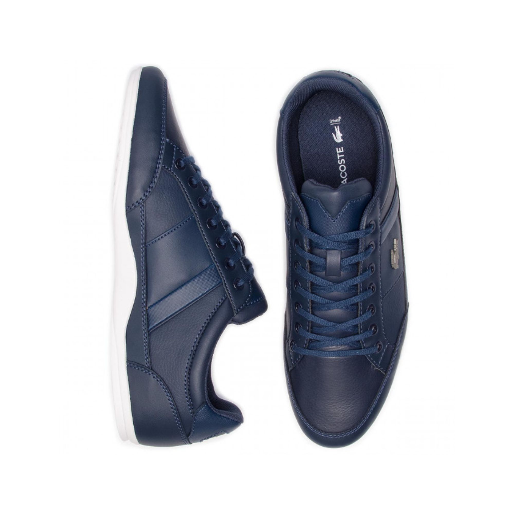 Tenis Lacoste Chaymon BL 1 Azul Marino Hombre Originales 7-37CMA0094092