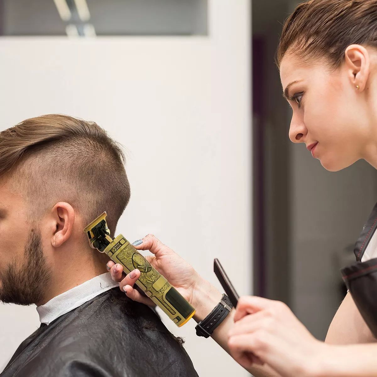 Rasuradora Inalámbrica Recargable Kit Cortadora Profesional