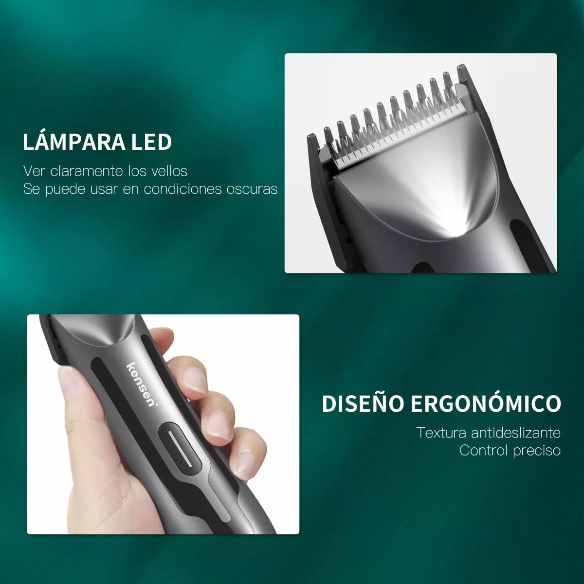 Máquina De Corte Kensen De Pelo Corporal Profesional