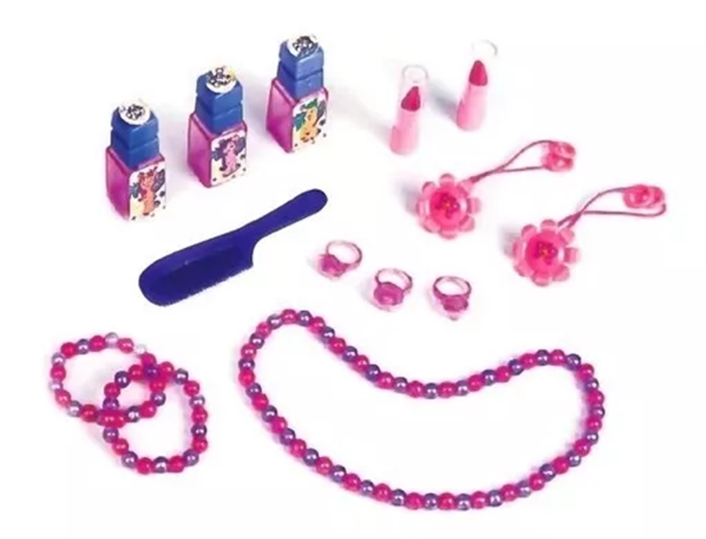 Tocador Infantil Con Luz Y Sonido Con Banquito Little Ponny