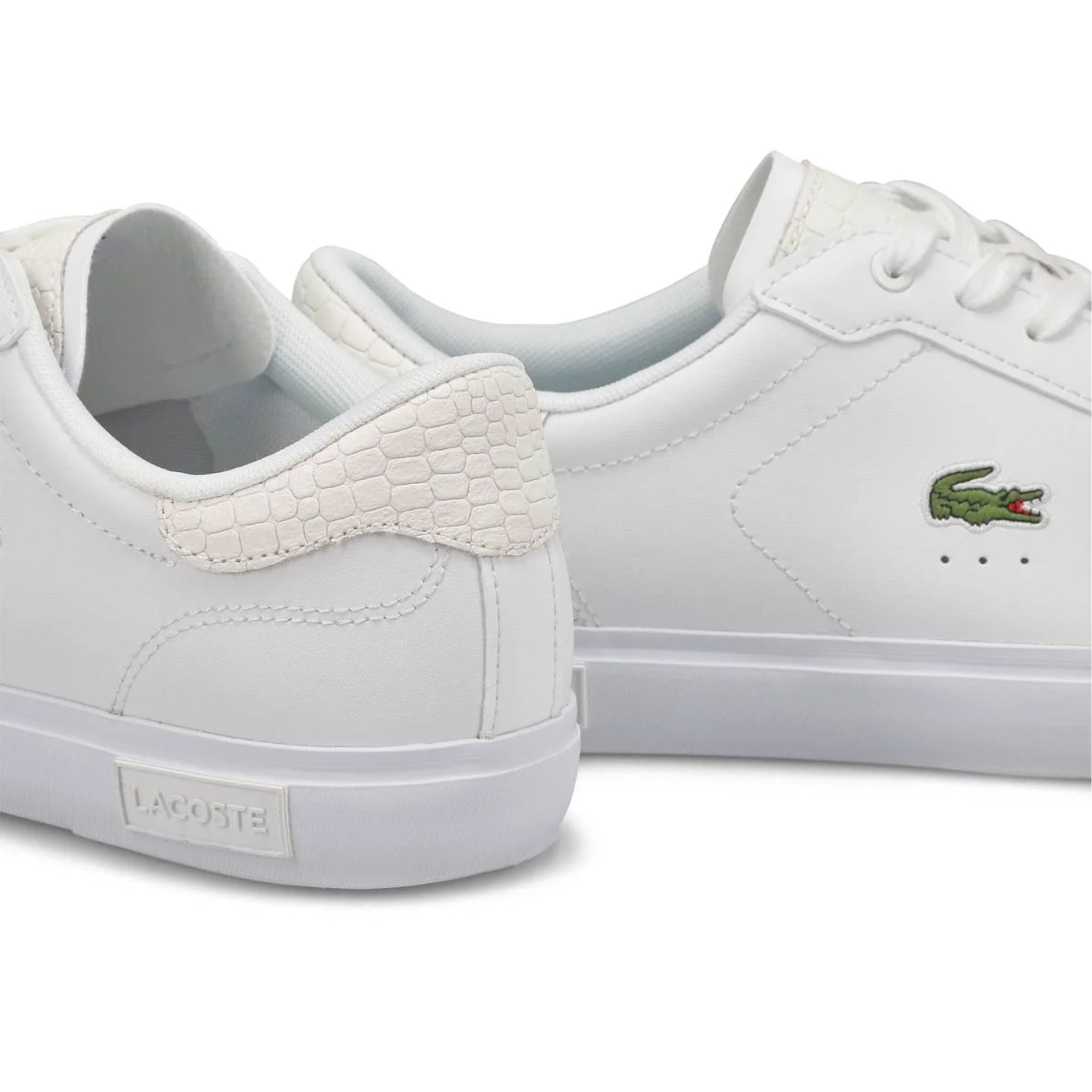 Tenis Lacoste Powercourt Blanco Dama Originales 7-41SMA003021G