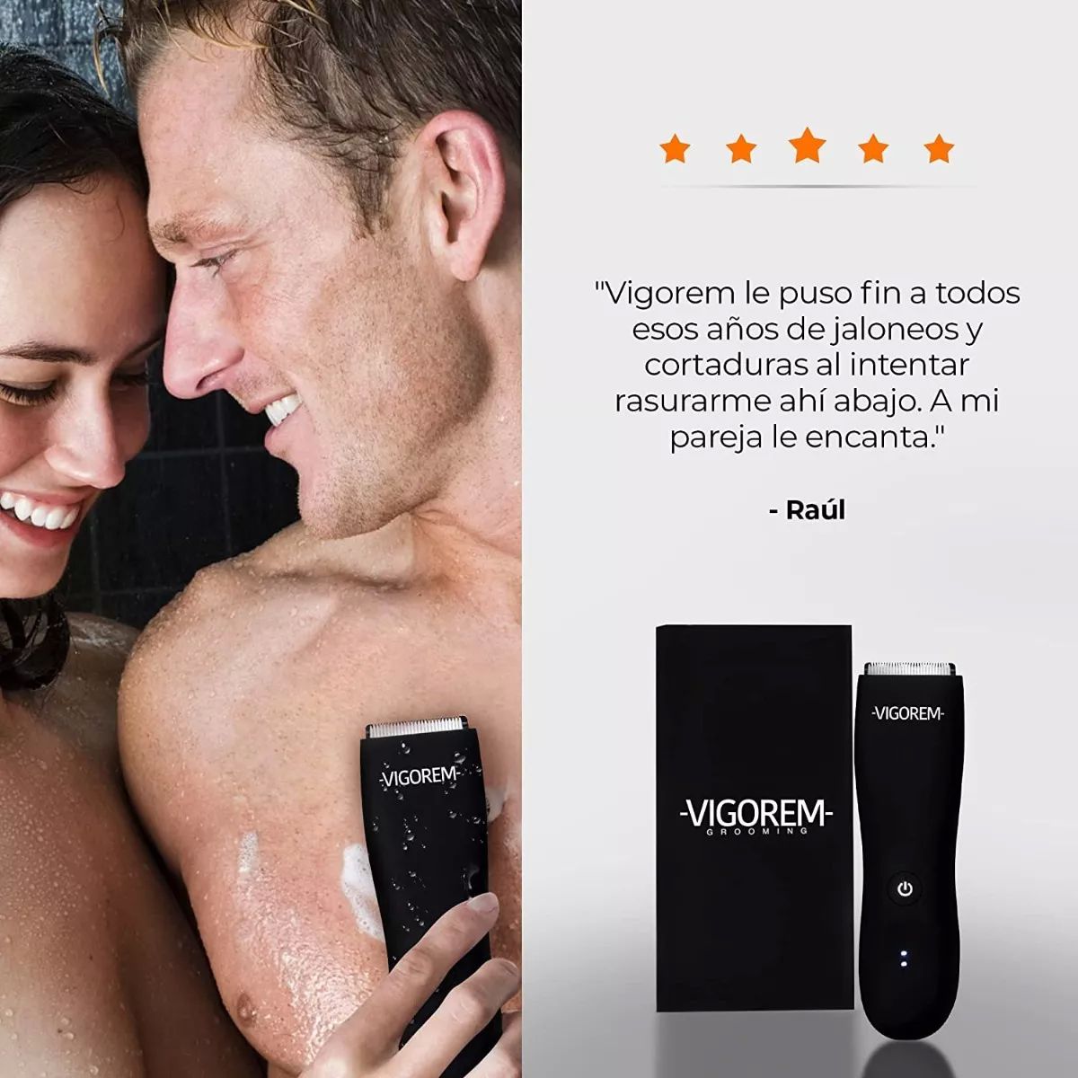 Rasuradora Cortadora Depila Hombre Vigorem Pro Cuerpo Entero