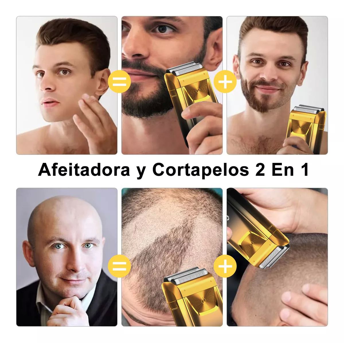 Rasuradora Eléctrica Barba Afeitadora Hombre Cortadora Pelo