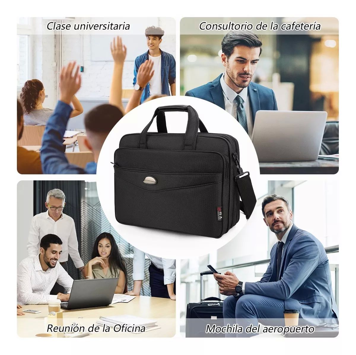 Portafolio Maletín Para Laptop Ejecutivo Crossbody