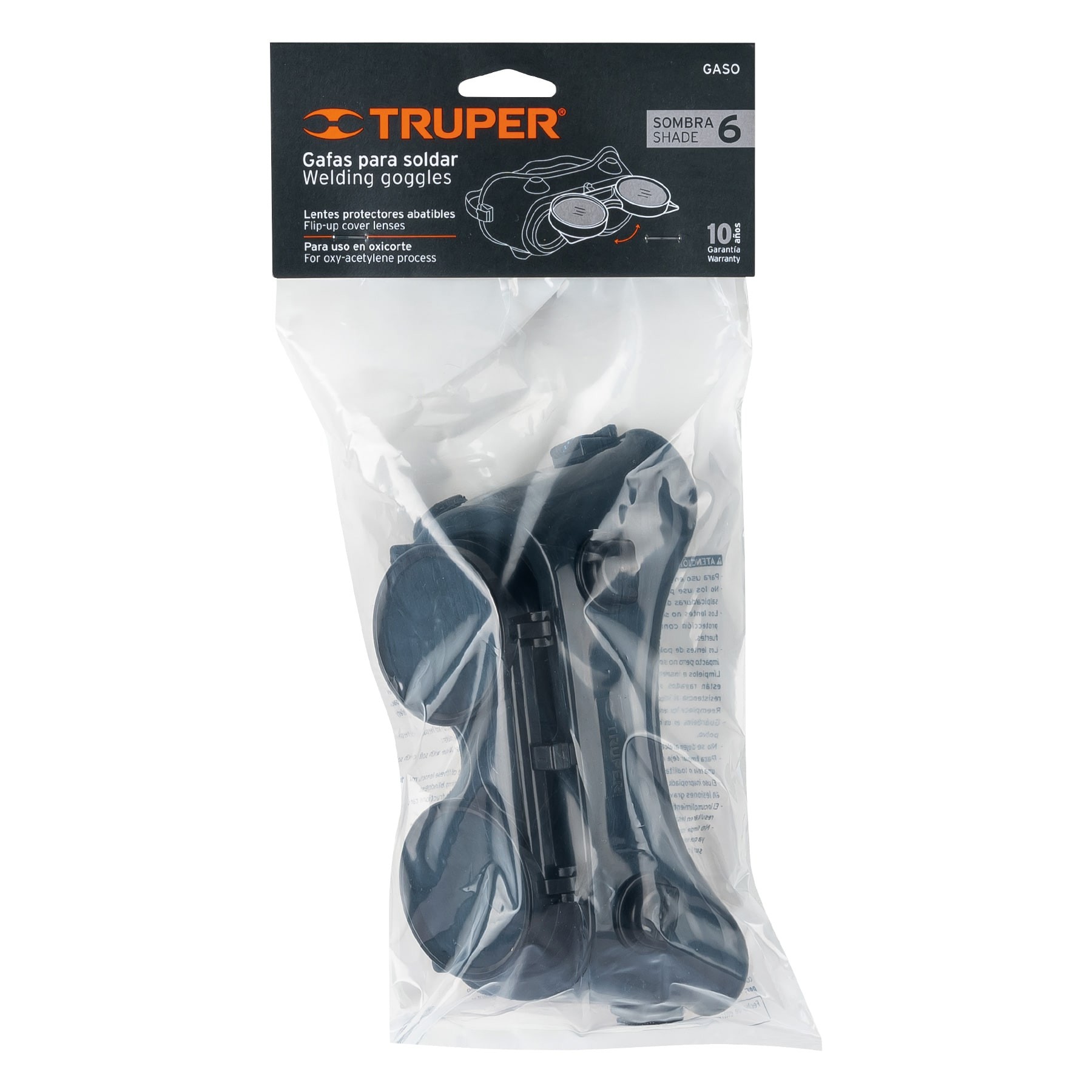 GAFAS PARA SOLDAR CON 4 VÁLVULAS DE VENTILACIÓN, TRUPER 14282