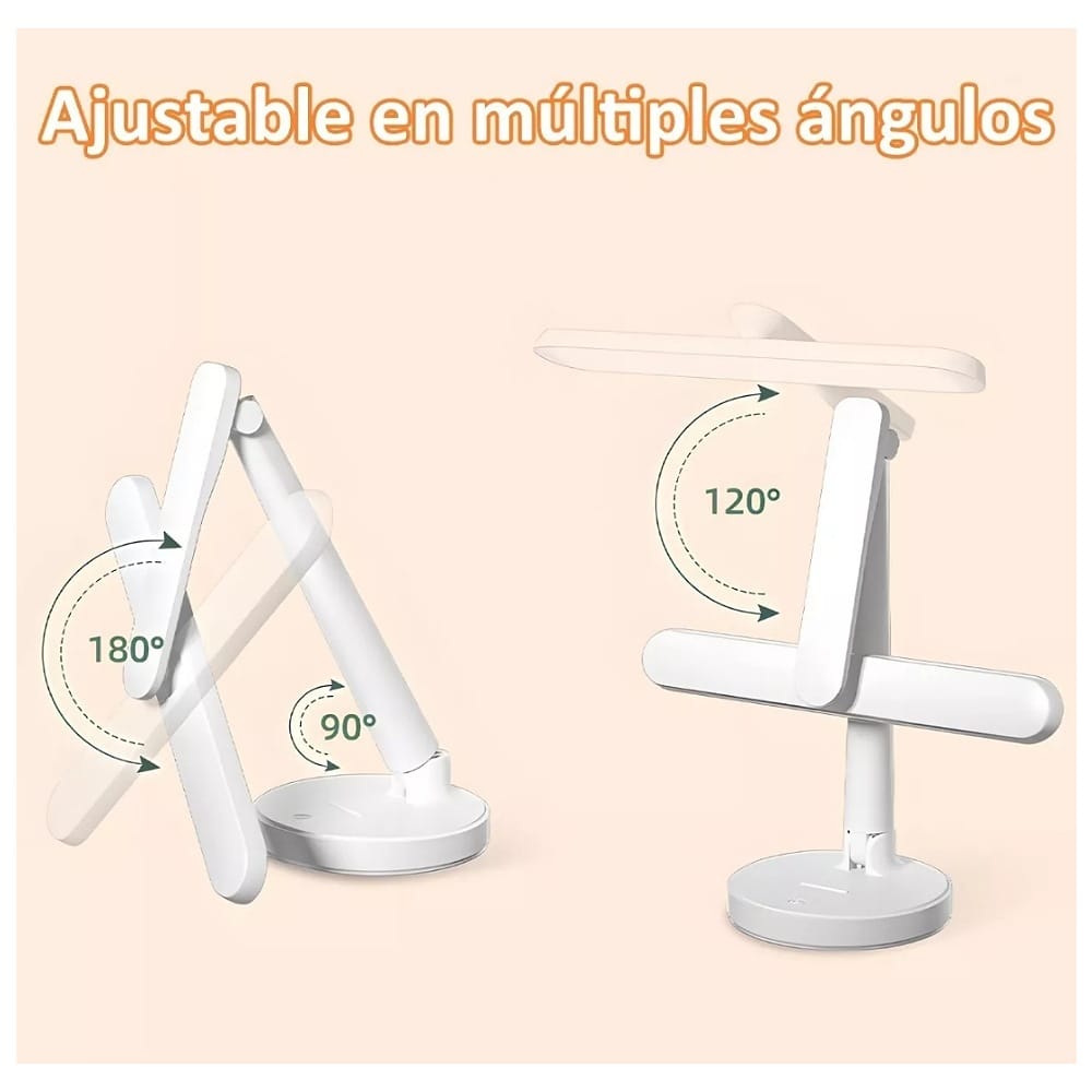 Lámpara Led Escritorio Ajustable Recargable Usb, 3200mah