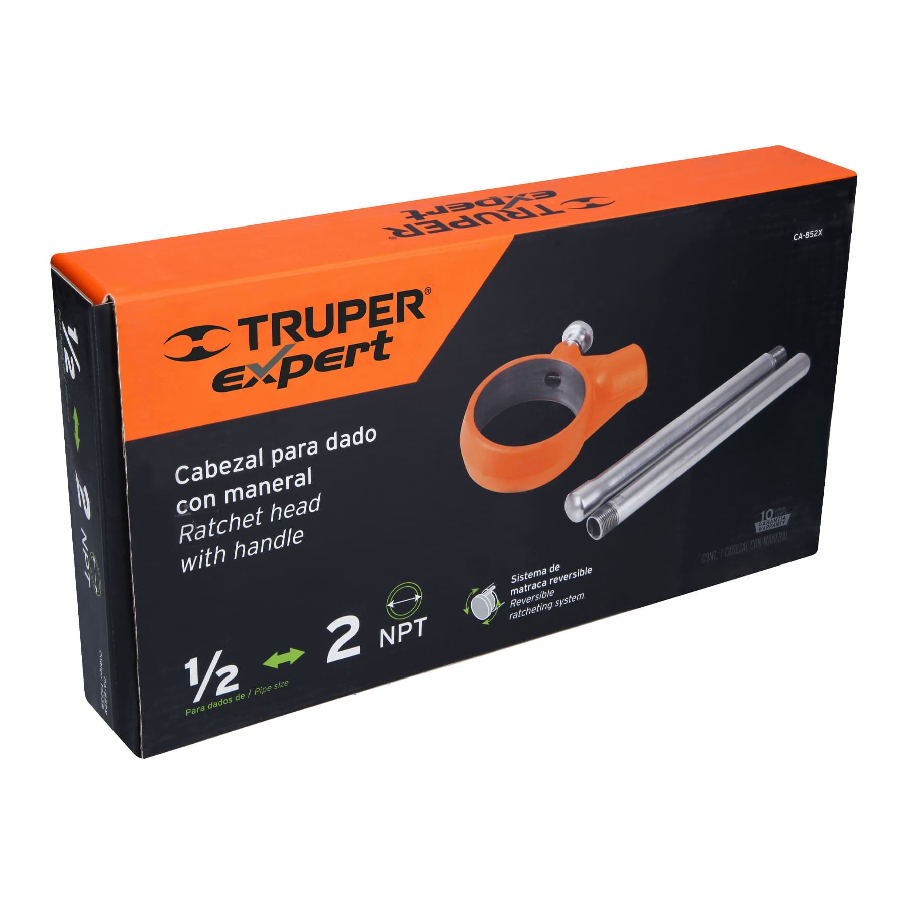 CABEZAL PARA DADOS T-852X, CON MANERAL, TRUPER EXPERT 14339