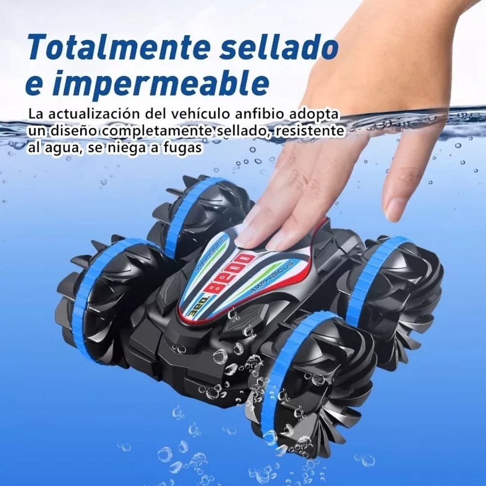 Auto Anfibio Zll B600 A Control Remoto De Doble Lado
