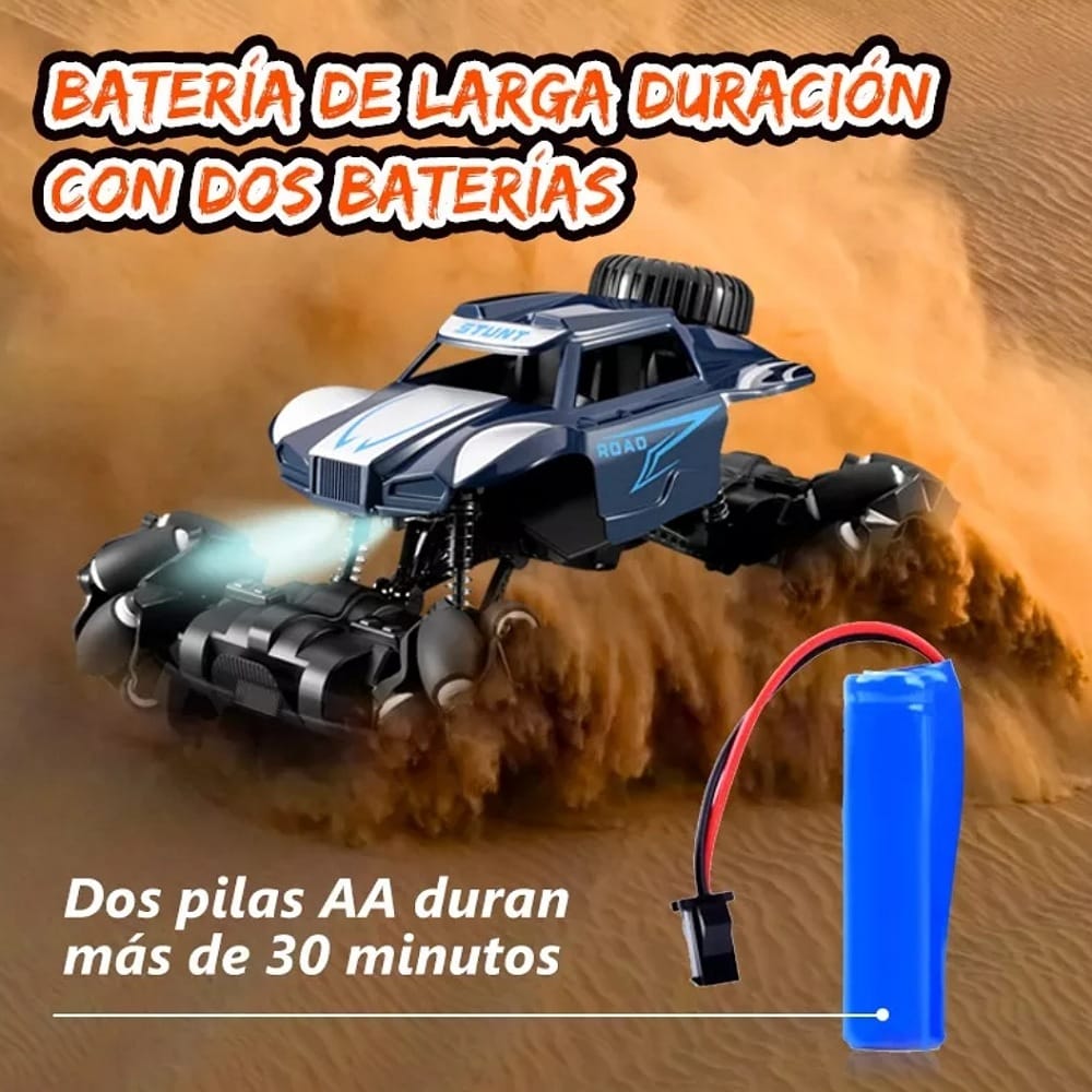 Coches De Control Remoto 4wd 24cm Y Rotación Carros Juguete