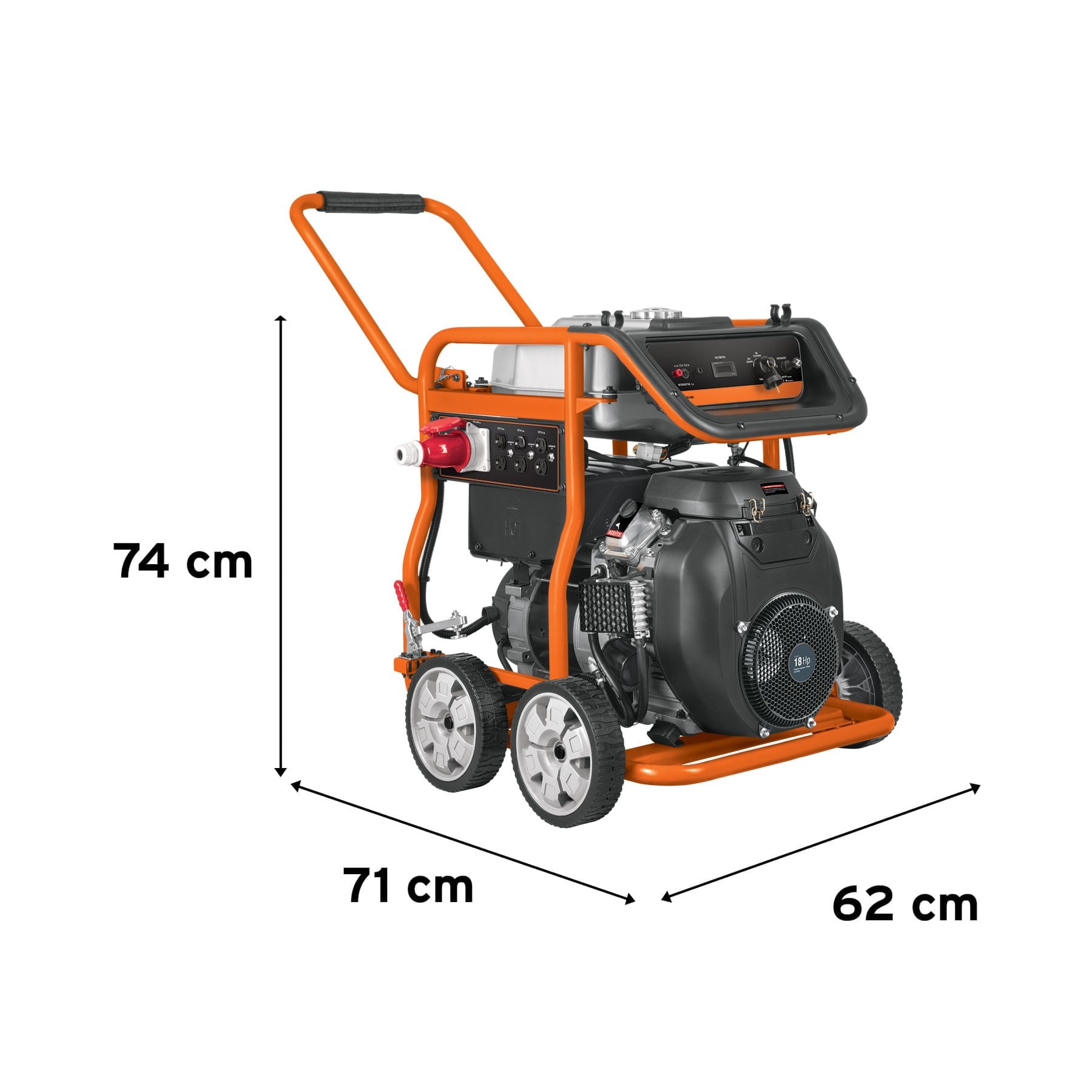 GENERADOR PORTÁTIL 10 KW MOTOR A GASOLINA, TRUPER 14359