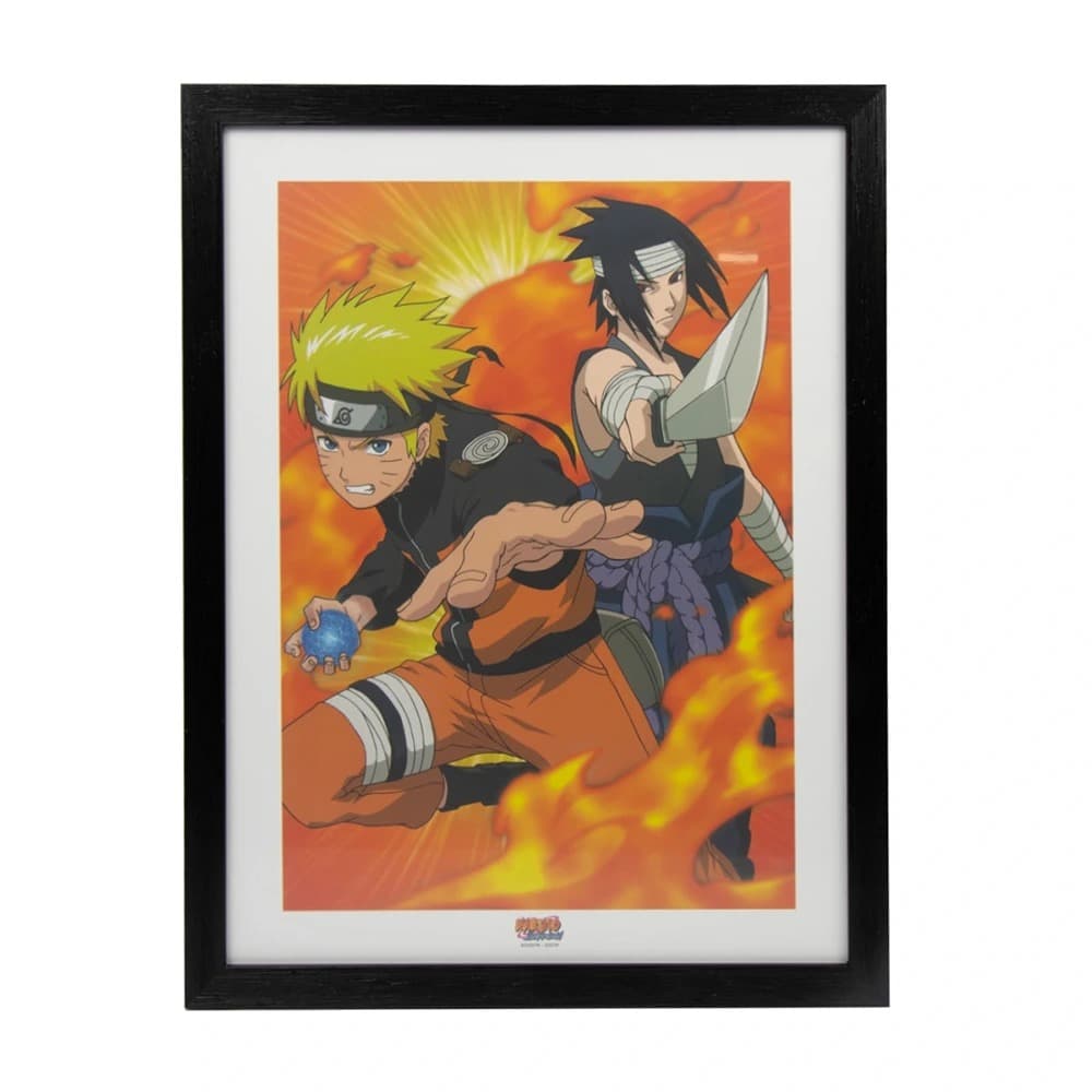 Cuadro decorativo de Naruto Uzumaki Y Sasuke Uchiha - Naruto Shippuden - Geek Industry