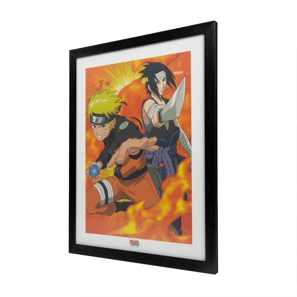 Cuadro decorativo de Naruto Uzumaki Y Sasuke Uchiha - Naruto Shippuden - Geek Industry