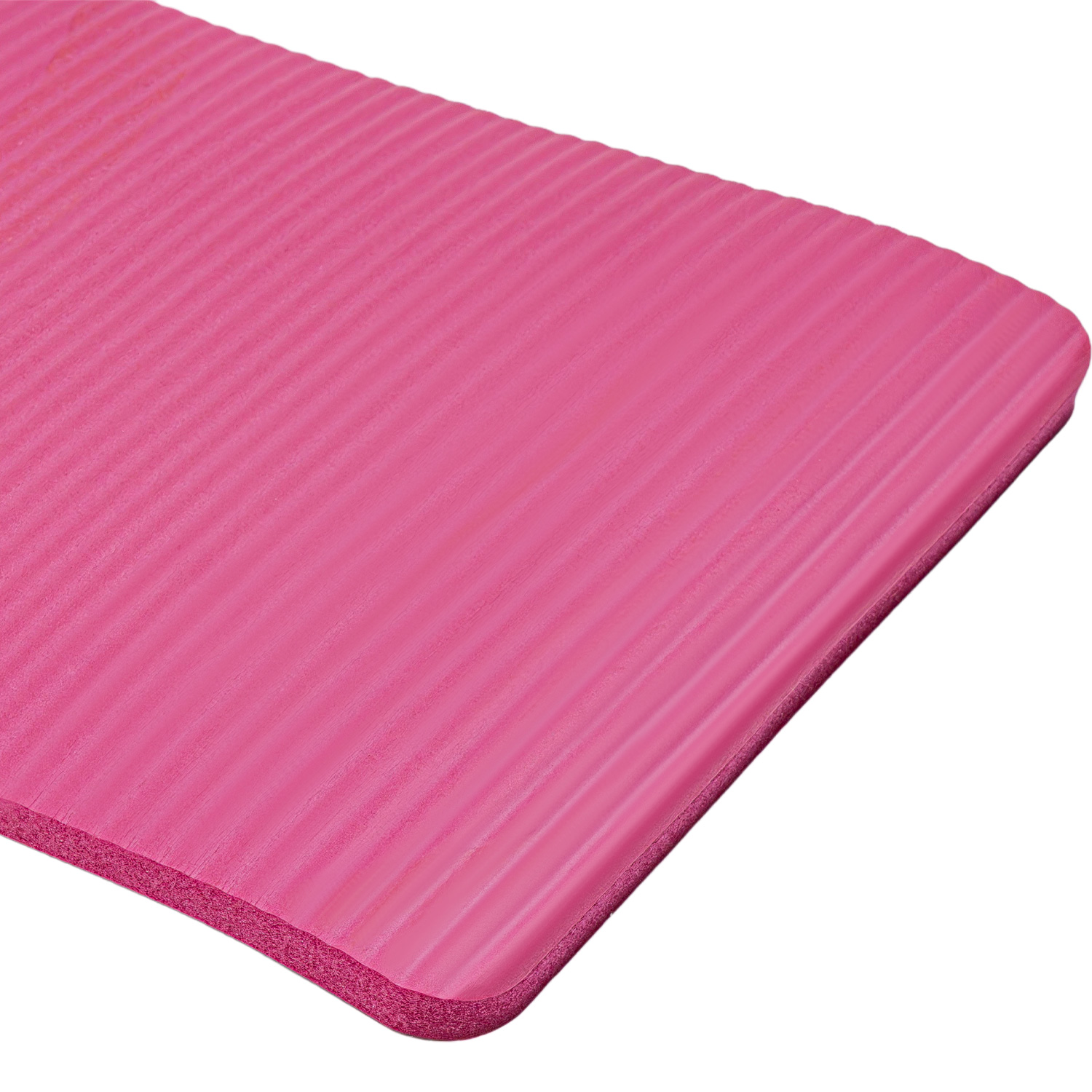 Mini Tapete Yoga Knee Pad Grueso Ejercicios Fitness 15mm Rosa
