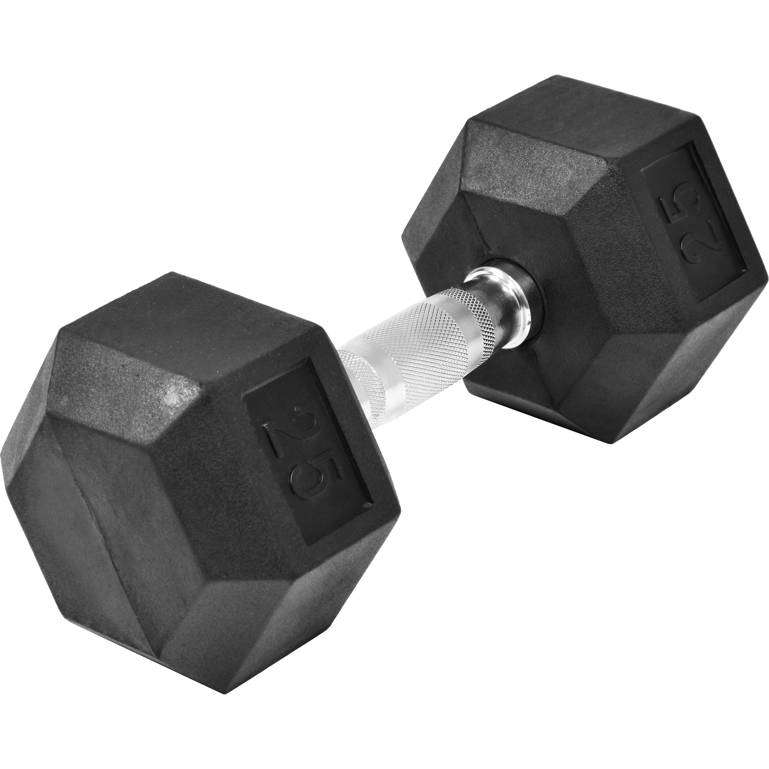 Par Mancuernas Hexagonales 25 Lbs 2pz Profesional 11.33 Kg