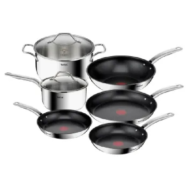 Batería De Cocina Tefal Intuition b8178202 Acero 8 Piezas