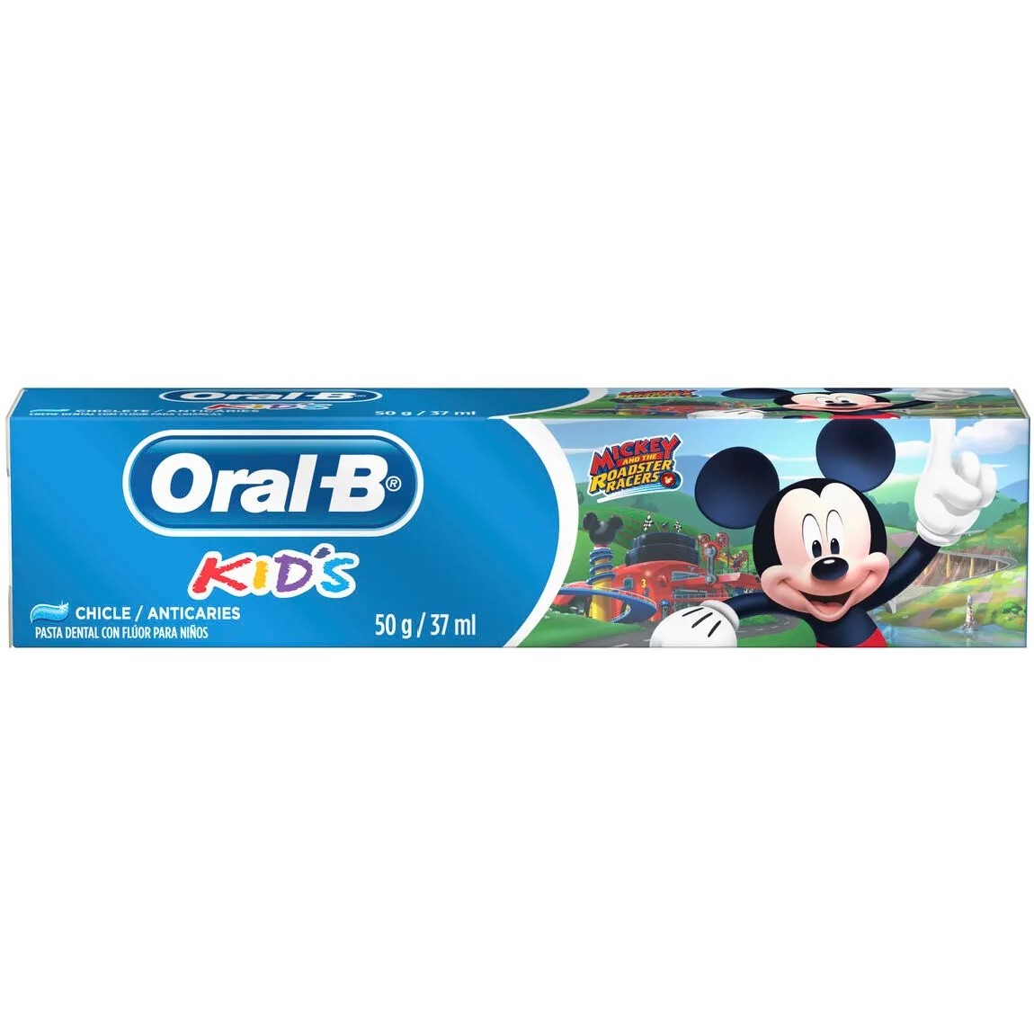 Oral B Cepillo de Dientes Kids Para Niños y Pasta Dental Infantil Con Flúor de 50 g c/u, Sin Azúcar, 12 Pack