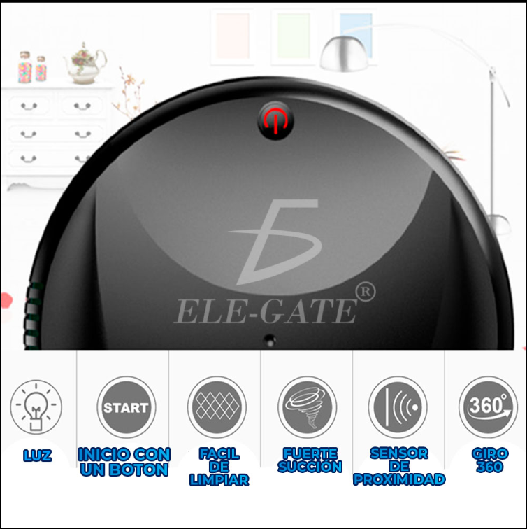 Aspiradora Inteligente. Robot Electrodomésticos con Filtro