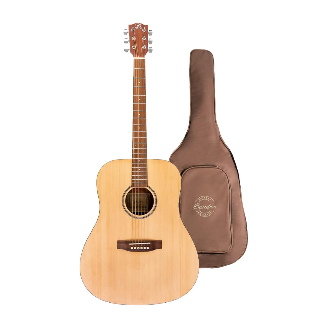 Guitarra Electroacústica Bamboo 41" Spruce y Funda