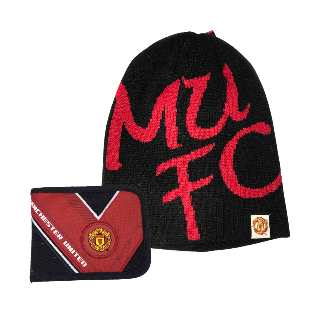 Kit Del Manchester Gorro Bonete Con Cartera