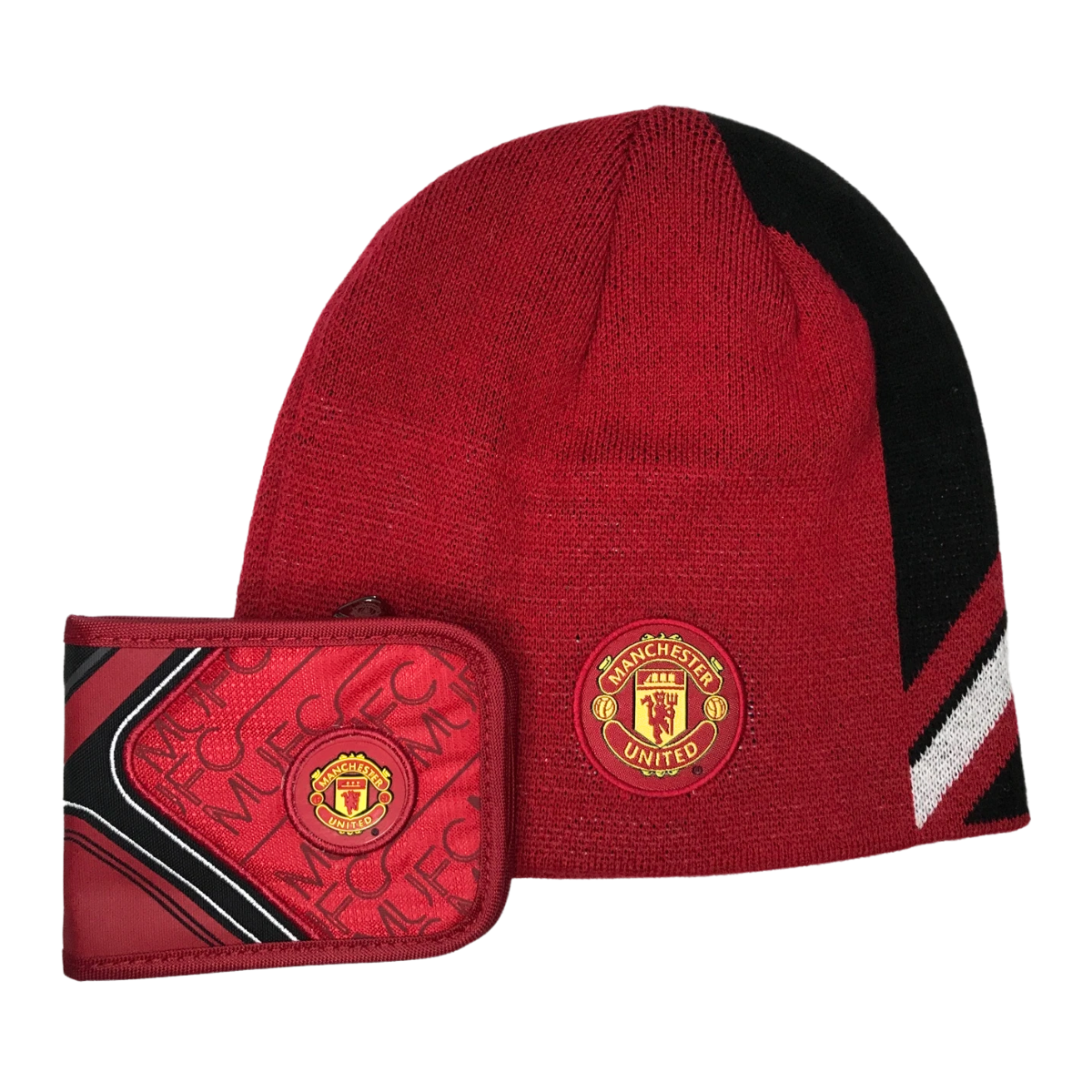 Kit Del Manchester Gorro Bonete Con Cartera
