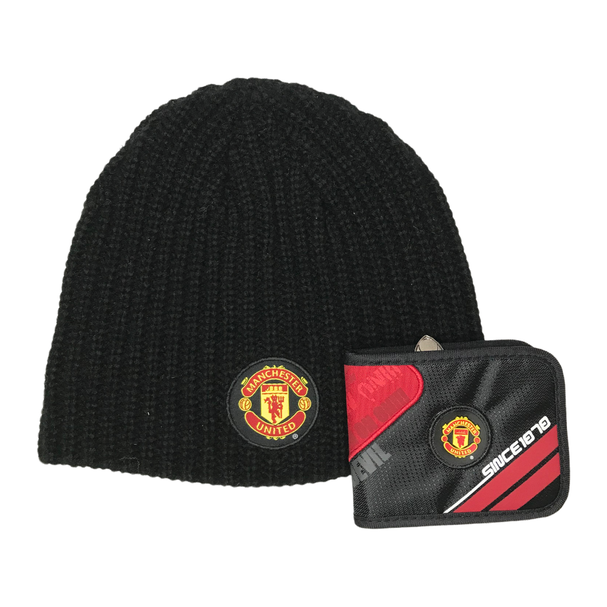 Kit Del Manchester Gorro Bonete Con Cartera