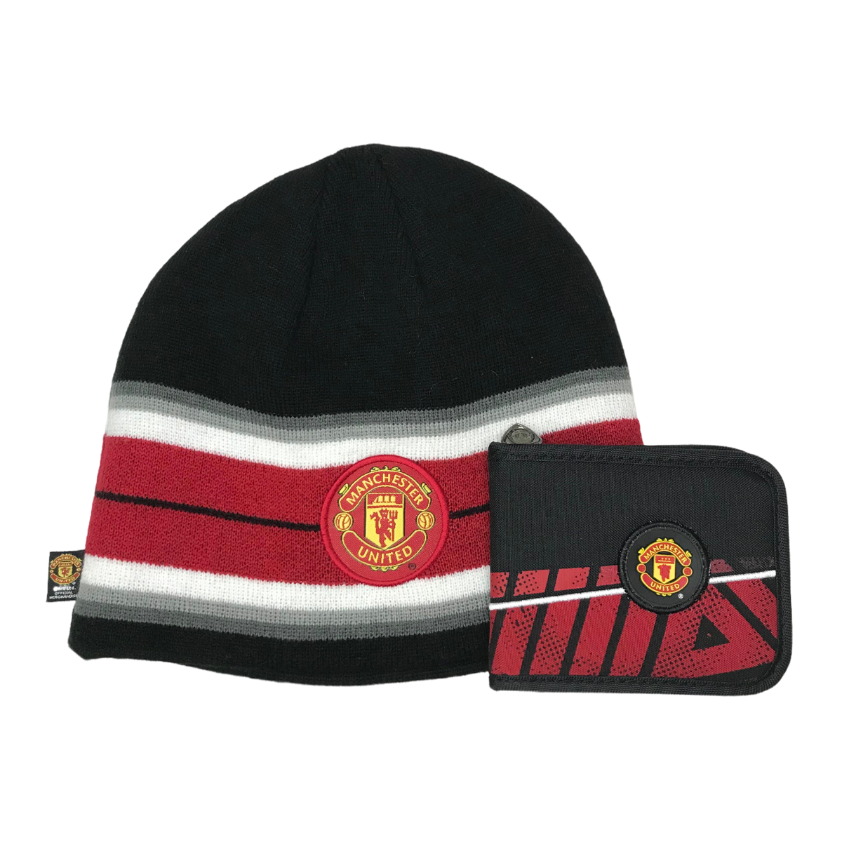 Kit Del Manchester Gorro Bonete Con Cartera