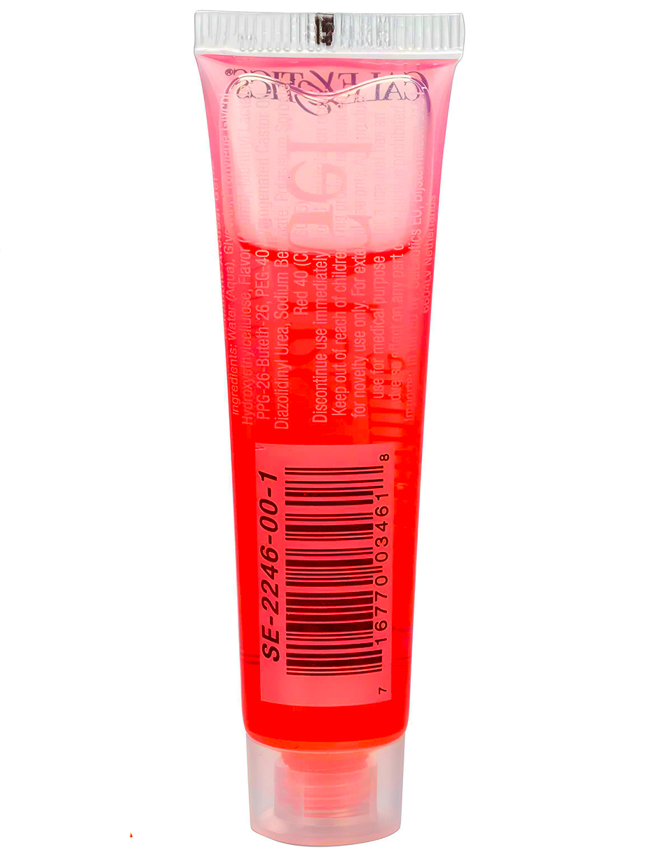 Lubricante Intimo y Gel Para Masaje Intimo Sensación Frío/Caliente Sabor Cereza Calexotics Cont. 15 ml