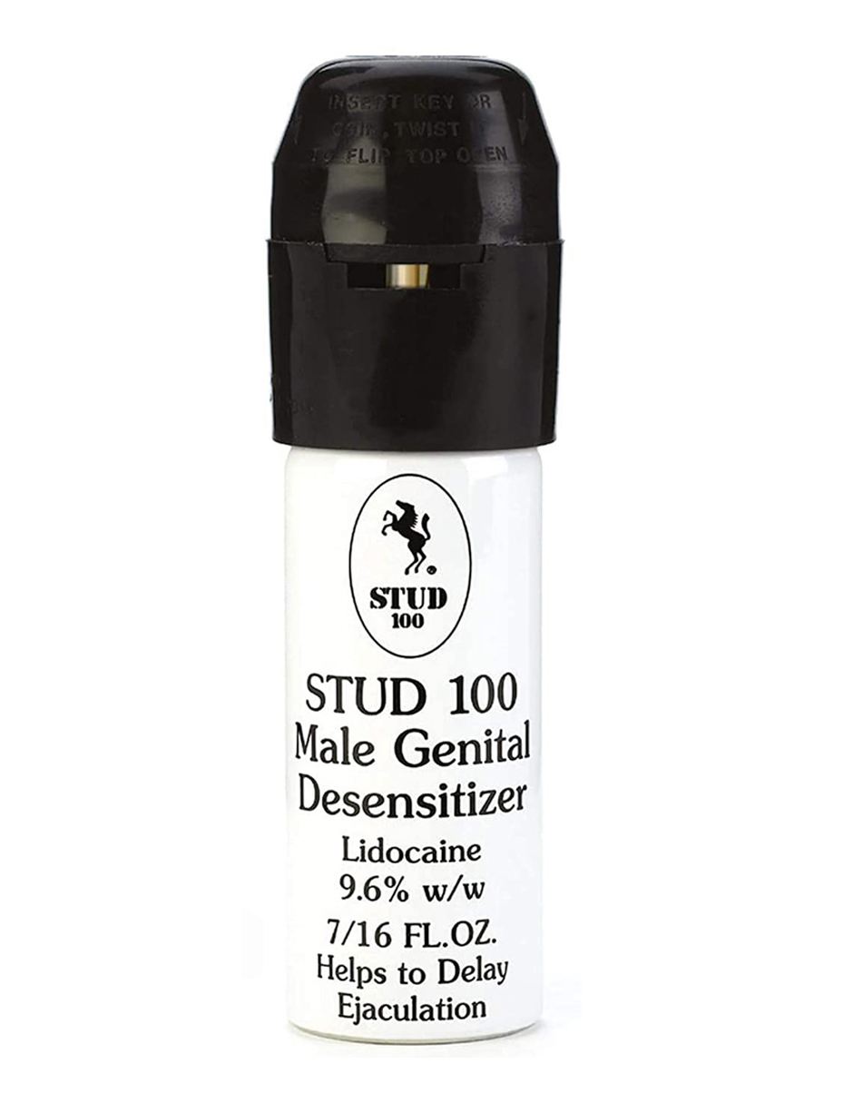 Lubricante Intimo y Spray Para Masaje Intimo Con Lidocaína STUD 100 Cont. 15 ml