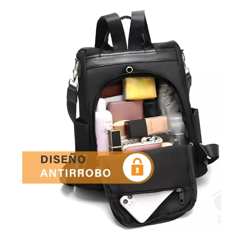 Mochila Mujer Impermeable Antirrobo .