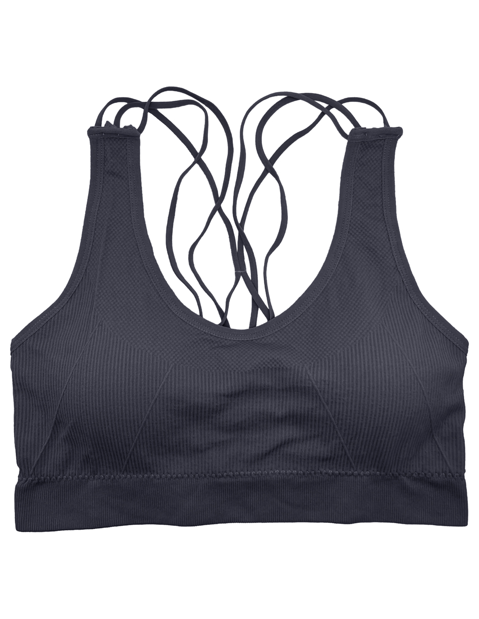 Set de 6 Tops Deportivos Con Copa Preformada Para Mujer Con 6 Diferentes Colores