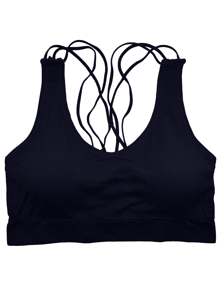 Set de 6 Tops Deportivos Con Copa Preformada Para Mujer Con 6 Diferentes Colores