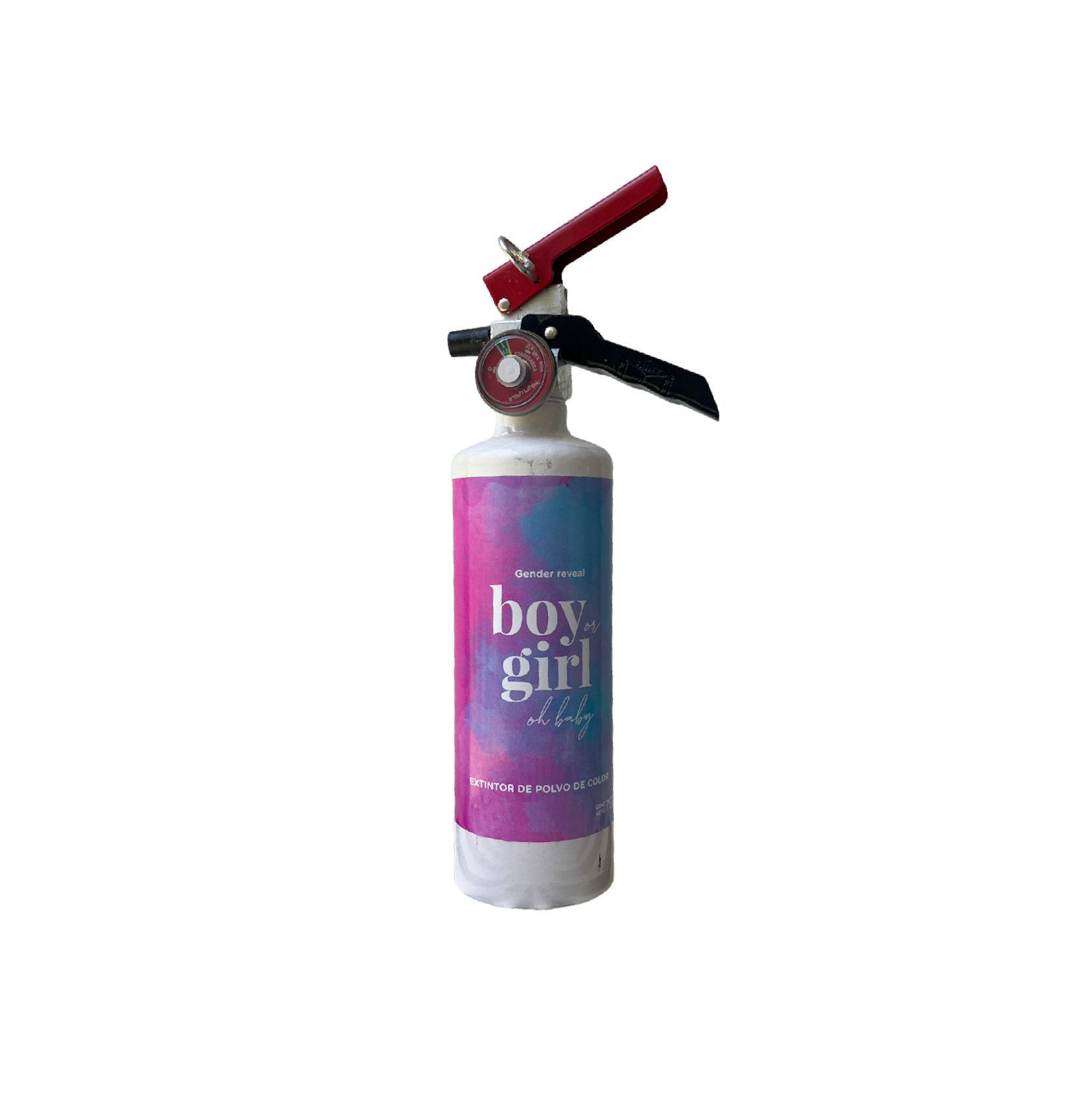 Extintor Gender Reveal Revelación De Género 750 Gr. 2 Piezas - Innova