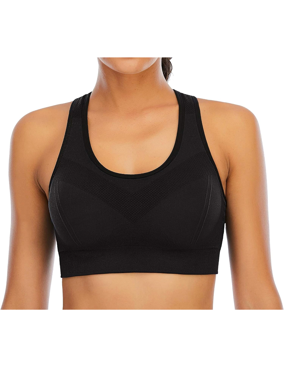 Set de 6 Tops Deportivos Con Copa Preformada Para Mujer Con 6 Diferentes Colores