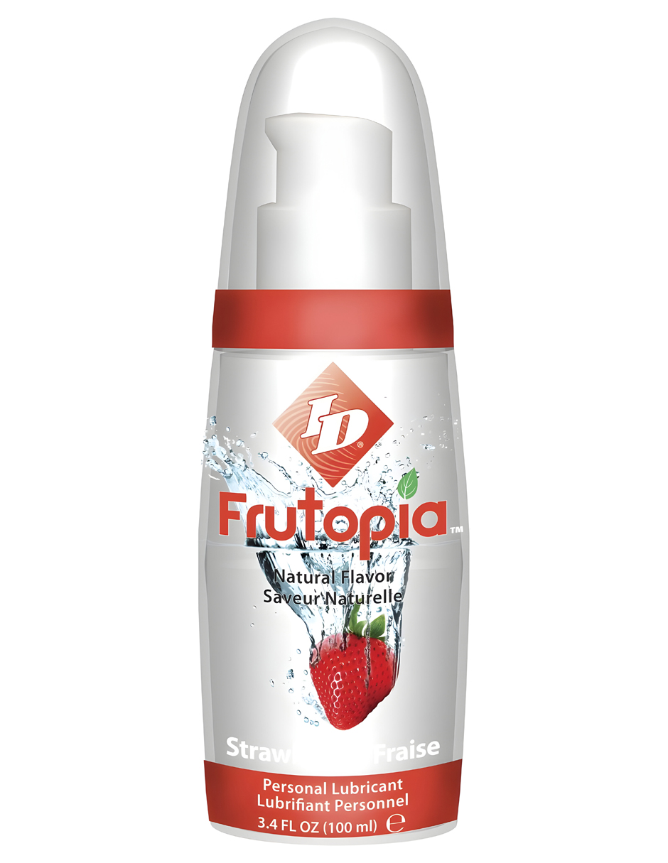 Lubricante Intimo y Gel Para Masaje Intimo Sabor Fresa ID Lubes Cont. 100 ml
