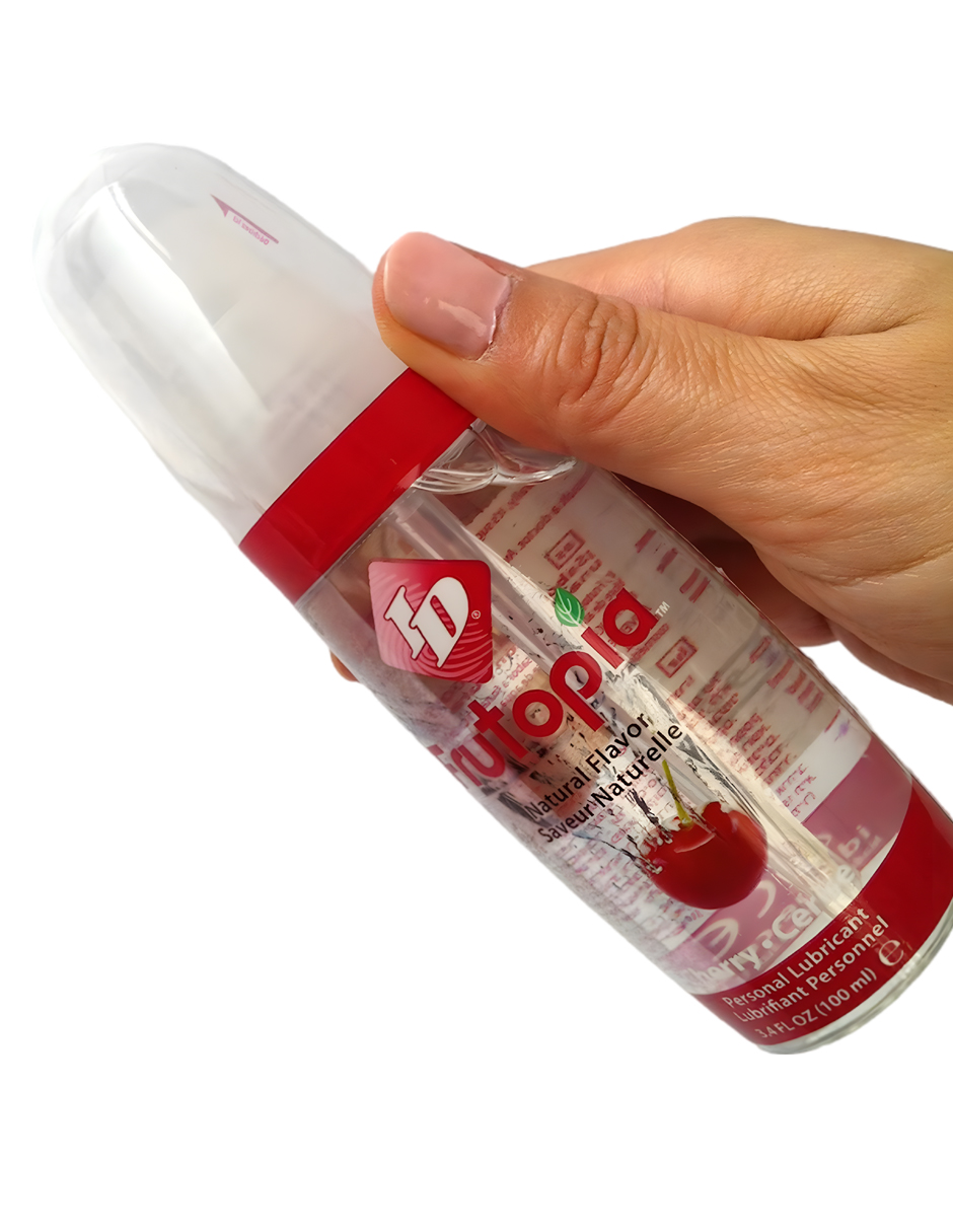 Lubricante Intimo y Gel Para Masaje Intimo Sabor Cereza ID Lubes Cont. 100 ml