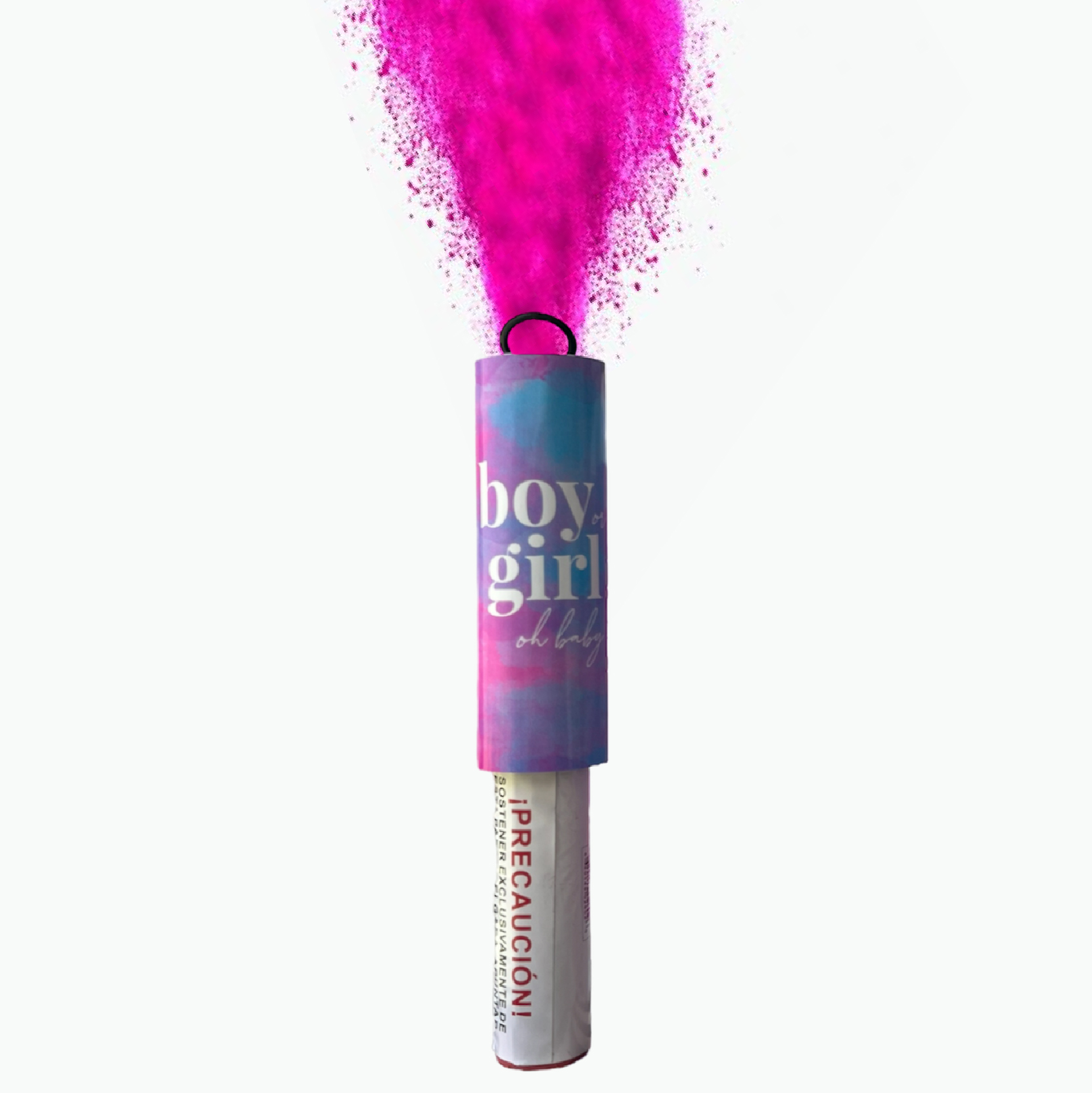 Paquete de Gender Reveal 5 Poppers De Papel China-polvo Y 5 Bengalas - Innova