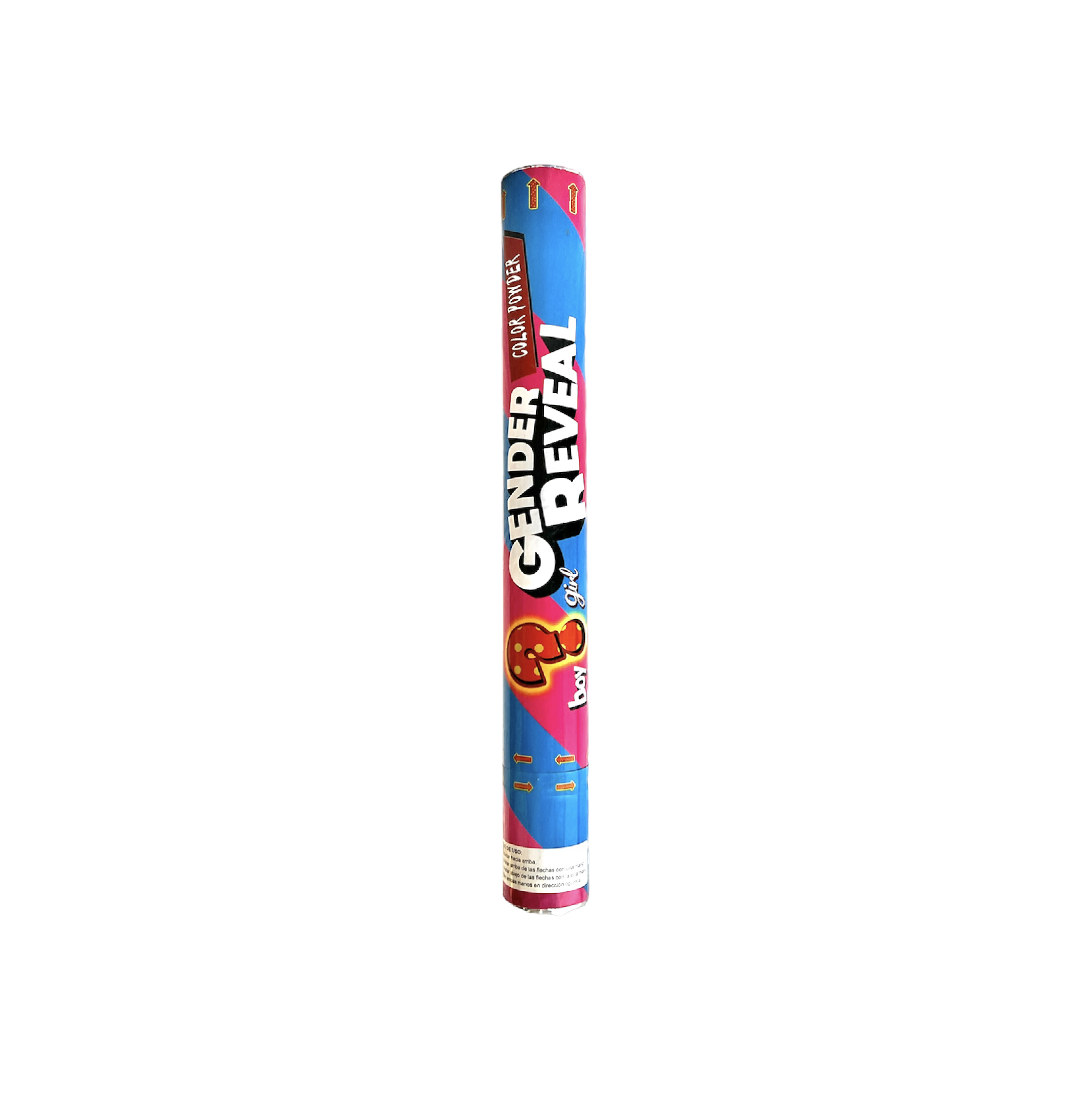 Gender Reveal Popper Pvc Polvo Holi 30 Cm 9 Pzas. - Innova
