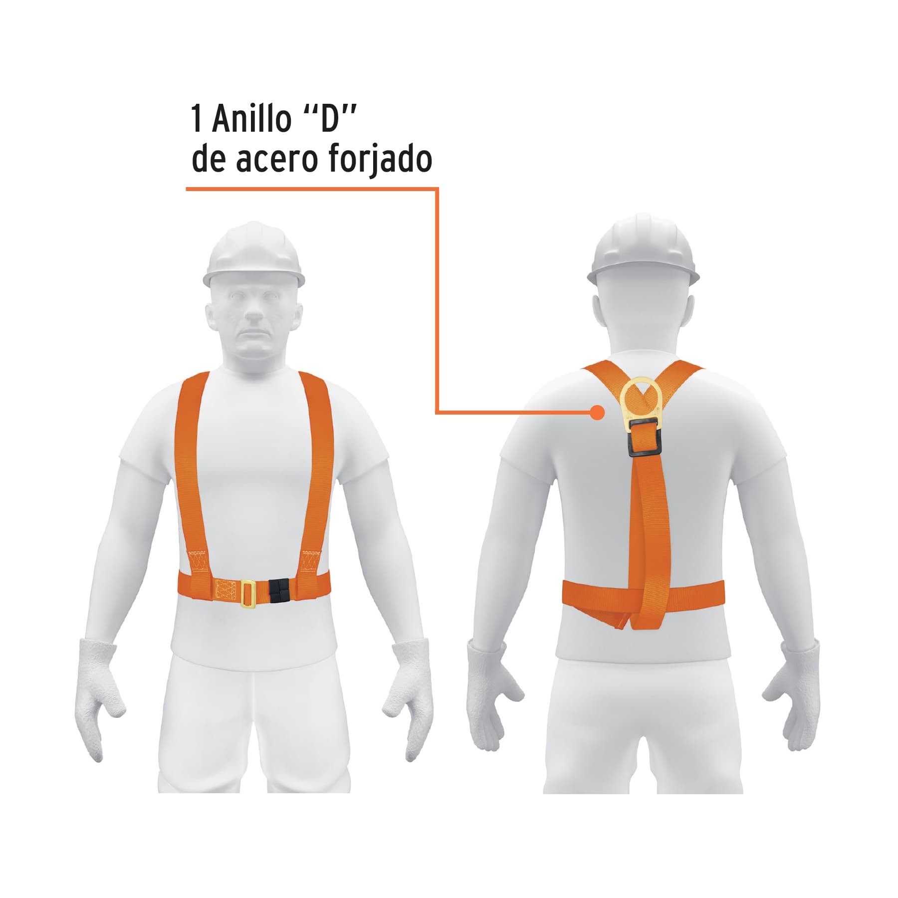 ARNÉS DE PECHO CON 1 ANILLO, TRUPER 14431