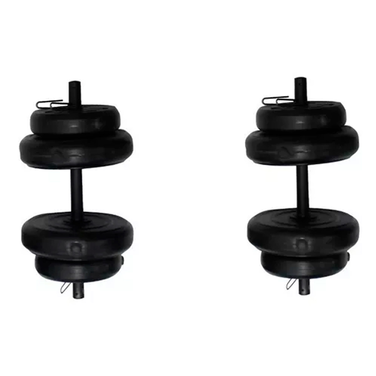 Set De Mancuernas Ajustables De 60 lb Discos Intercambiables